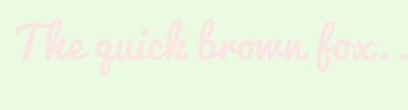Image with Font Color FBE5E2 and Background Color EBFBE2